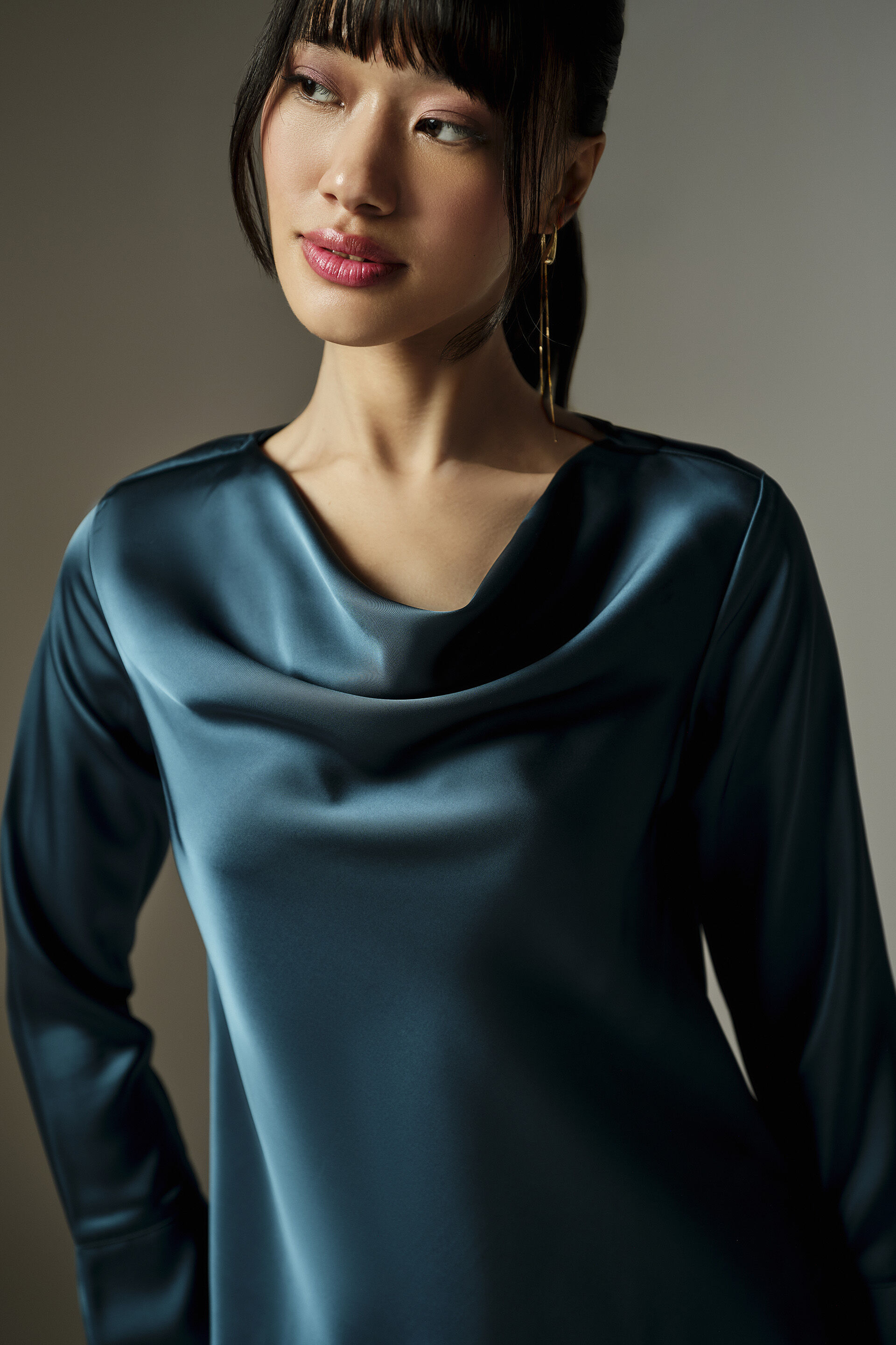 Diena Teal Top, Teal, image 3